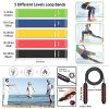 23 Pack Resistance Bands Set Workout Bands
