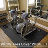 Walsai Exercise Mats Puzzle Foam Mats Gym Flooring Mat Cover
