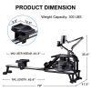 ECHANFIT Water Rowing Machine Indoor Water Rower