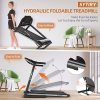 Folding Treadmill for Home with WiFi Networking