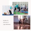 Eco Gym Fitness Mats with Alignment Marks