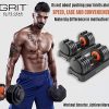 Fitness at Home or Gym Adjustable Dumbbells Set