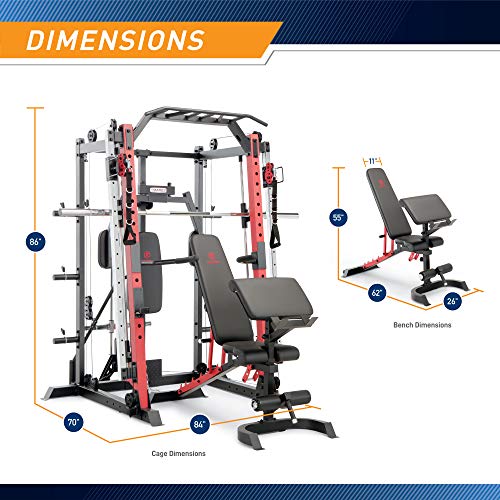 Marcy Smith Machine Cage System Home Gym Multifunction Rack