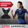 SPRI Weighted Vest 8 lb - Workout Weight Vest for Men,Women
