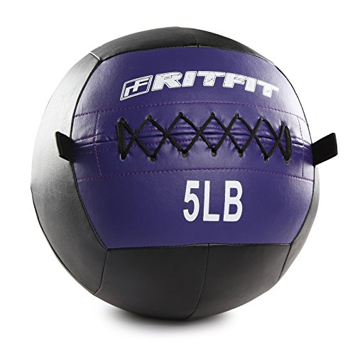 RitFit Soft Medicine Ball / Wall Ball for Strength and Conditioning Workouts
