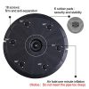 DEVEBOR Half Ball Sport Balance Trainer – Slip Resistant Fitness Ball with Resistance Bands for Home & Gym Workouts