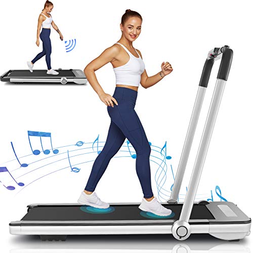 Treadmills for Home,Under Desk Folding Treadmill,2-in-1 Running