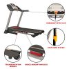Sunny Health & Fitness Electric Folding Treadmill with LCD