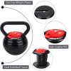【10-40LBS】Kettlebell Weights Sets,Adjustable Kettle Bells