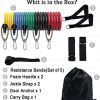 Exercise Resistance Bands Set Perfect Muscle Builder for Arms, Back, Leg