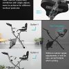 BARWING Foldable Exercise Stationary Bike, 3-IN-1 Magnetic Upright