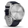 Garmin vivomove Luxe (Navy Leather/Silver) Power Bundle