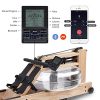 BATTIFE Water Rowing Machine with Bluetooth Monitor