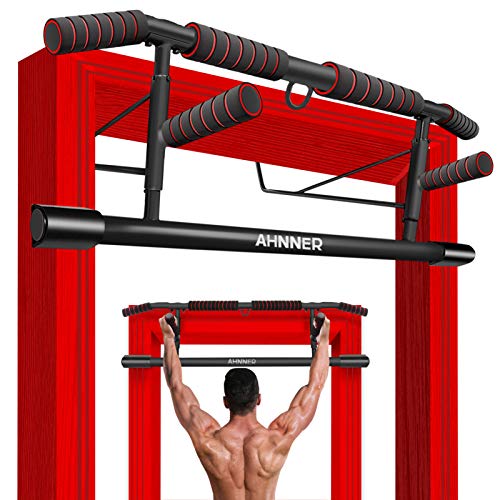 Pull Up Bar for Doorway, Multifunctional Angled Grip Chin Up Bar