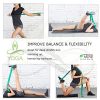 Yoga Stretch Strap, Cotton Non Elastic Multi Loop 80 inch