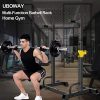 UBOWAY Barbell Rack Squat Stand Adjustable Bench Press