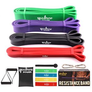 Yooband power 4 Packs Pull Up Assist Resistance Bands
