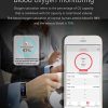 Fitness Tracker Blood Pressure Heat Rate Monitor