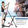 2-in-1 Resistance Vertical Climber Magnetic Exercise Bike: Your Complete Home Gym Solution in Pink