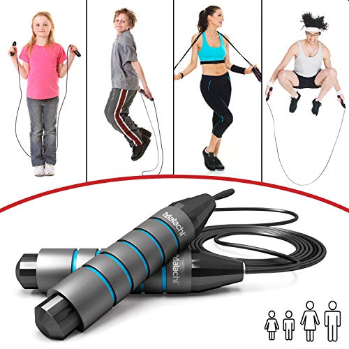 MALACHI Jump Rope,Tangle-Free Ball Bearing Speed Rope
