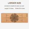 Cork Yoga Mat,7mm Thick Yoga Mat Eco Friendly,72 x 24 Inch