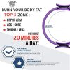 YXILEE Pilates Ring Set Yoga Fitness Circle Fabric Resistance Exercise Band Set