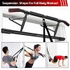 MUSCOACH Pull Up Bar for Doorway with Angled Grip Door Frame