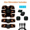 SPORTLIMIT Abs Stimulator, Ab Stimulator EMS Abdominal