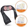 Snailax Shiatsu Neck and Shoulder Massager - Back Massager with Heat