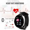 Fitness Tracker Watch with Heart Rate Blood Pressure Monitor Gym