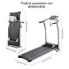 Folding Treadmill, Electric Running Machine with LCD Monitor