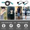 TEPECH Ropeless Jump Rope + 9.2ft Rope, Indoor Cordless Jump Rope