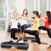 F2C 43 inch Adjustable Aerobic Stepper Exercise Workout Step