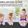 Premium Large Yoga Mat - 6' x 4' x 8mm Extra Thick, Comfortable