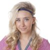 Hipsy 2pk Women's Adjustable NO Slip Running Headbands