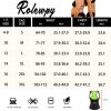 Rolewpy Women Neoprene Waist Trainer Corset Sweat Vest
