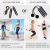 LEKEONE Ropeless Jump Rope,Switchable Dual Mode Ropeless
