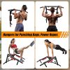 UMIKOOL Multi-Function Wall Mounted Pull Up Bar Dip Station