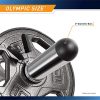 Marcy Olympic Hollow Bar Kit Chrome Curl Bar Dumbbell Handles