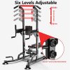 Alelife Parallel Bars Power Tower Dip Station Pull Up Bar Strength Training