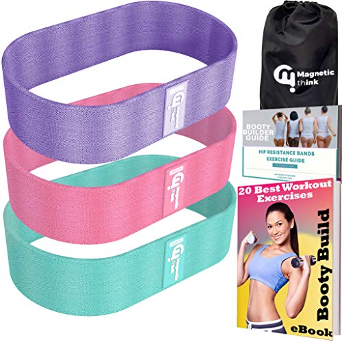 Magnetic Think Fabric Resistance Bands for Exercise