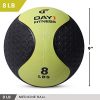 Medicine Exercise Ball with Dual Texture for Superior Grip