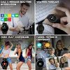 Peakfun Smart Watch,Fitness Tracker Watch with Blood Pressure