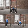 MaxKare Power Cage Rack 19-Level Adjustable with J-Hooks