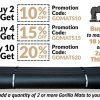 Premium Extra Large Exercise Mat - 10' x 4' x 1/4" Ultra Durable