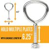 Kettlebell Handle for Use with Weight Plates