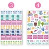 bloom daily planners Health Wellness and Fitness Planner Stickers