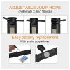Jump Rope,Digital Smart Skipping Rope,Adjustable cordless fitness skipping rope
