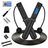 Jump Rope,Digital Smart Skipping Rope,Adjustable cordless fitness skipping rope