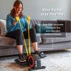 Transform Your Workspace with Cubii Pro: Under Desk Elliptical for Home Exercise, Bluetooth Sync, Whisper Quiet, Noir Elegance